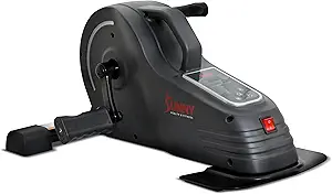 Sunny Health & Fitness Dual Function Under Desk Pedal Exerciser, Portable Indoor Cardio Mini Bike at Home, Arm/Leg Cycle for Seniors, Optional Magnetic, Motorized & Free SunnyFit App Bluetooth Connect