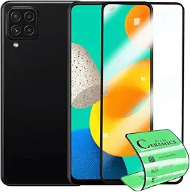 Película Protetora de Cerâmica Compatível Samsung Galaxy M32 Cobertura Total, Não Quebra