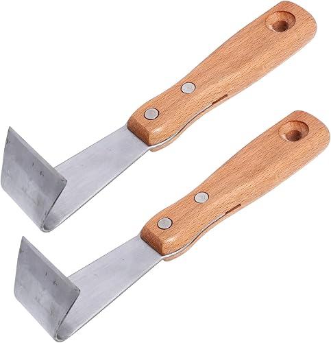 Miniatura 2 de Housoutil Herramientas de mano herramienta de afeitado de corteza de espada de corteza, 2 piezas, pelador de troncos, cortador de injerto de árbol,