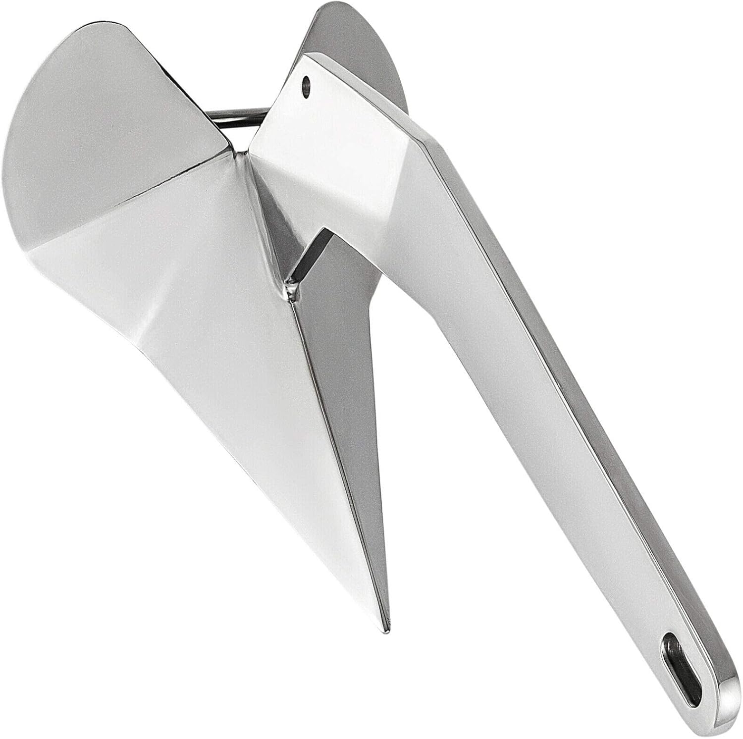 ISURE MARINE Stainless Steel Delta/Wing Style Boat Anchor Heavy Duty Triangular Anchor 11lb / 13lb / 16lb /17.5lb / 22lb / 33lb / 35lb Wing Style Triangle Anchor