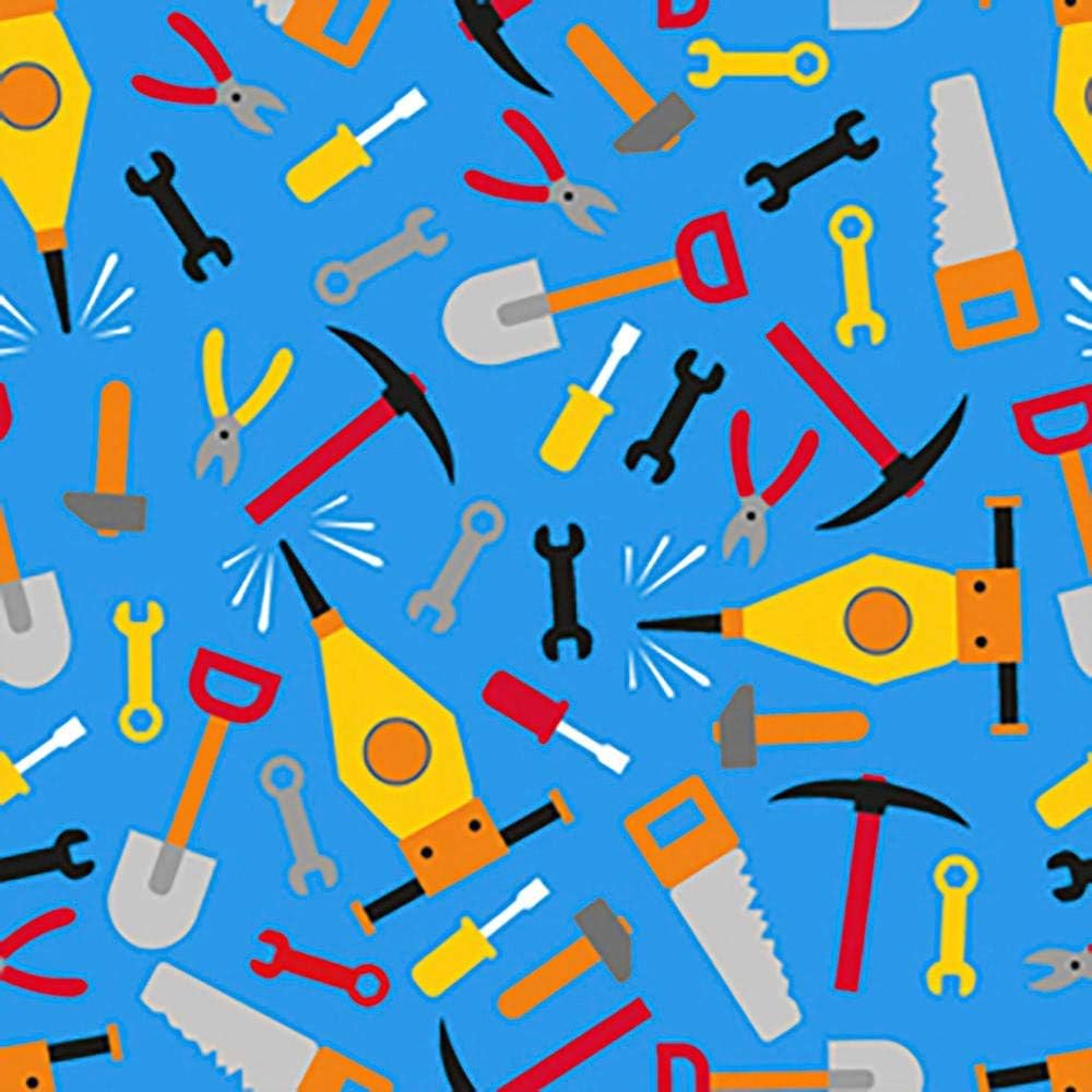 Quilting Treasures Work in Progress Blue Tools