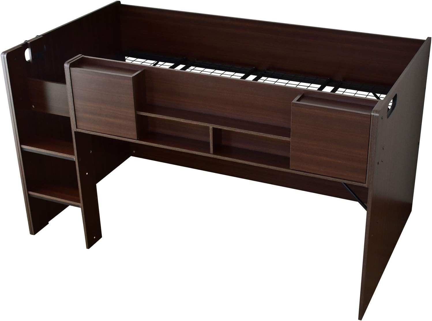 【引き取り希望】ニトリ　木製ダブルベッドフレーム　ウォルナッツ 引き取り希望】ニトリ 木製ダブルベッドフレーム ウォルナッツ