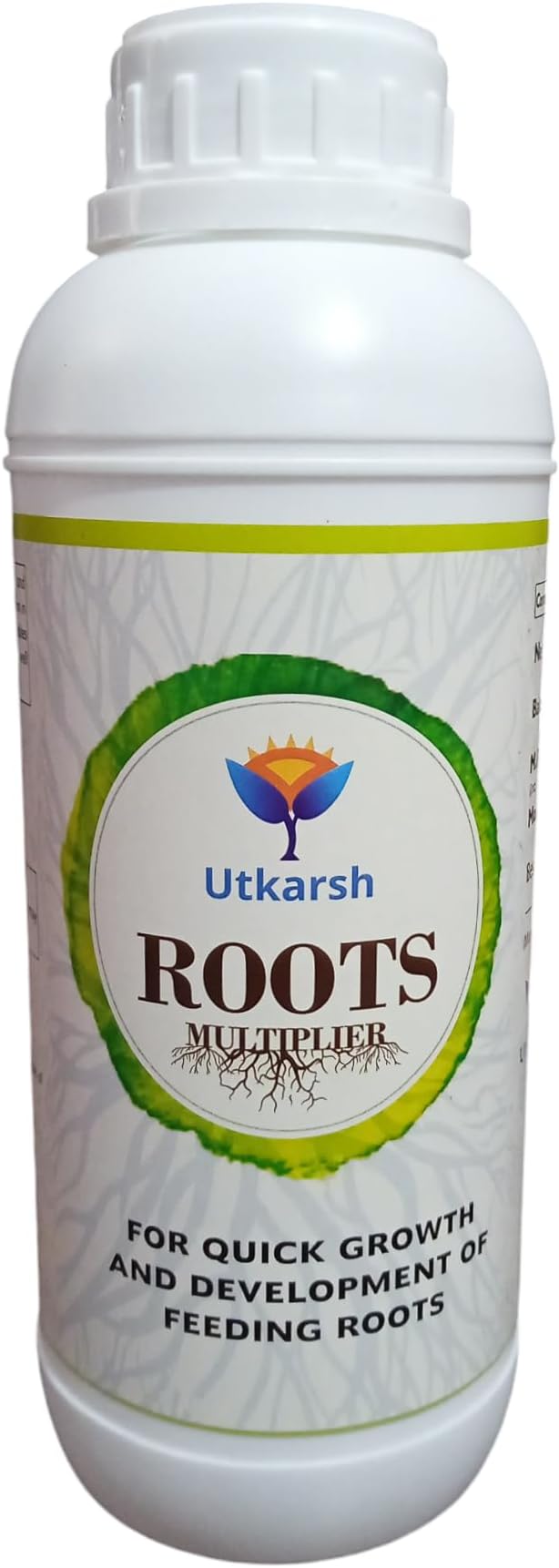 Utkarsh Roots Multiplier (For Quick Hairy Roots Formation) Plant Food for Healthy Roots (1 Liter; Pack of 1)