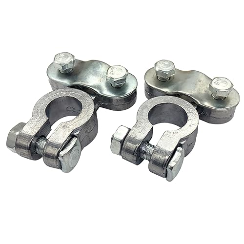 Ampper Extremos de terminal de batería de aleación de plomo resistente, terminales de batería de poste superior, juego de abrazaderas para vehículos disponible en Yaxa Venezuela