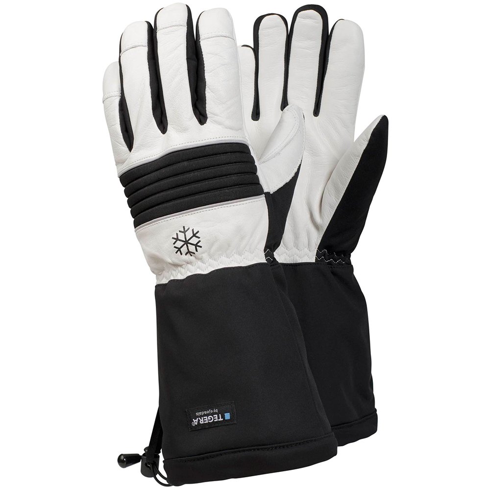 ejendals Guanto Pelle Tegera 595, taglia 10, 1 pezzi, bianco/nero, 595 – 10
