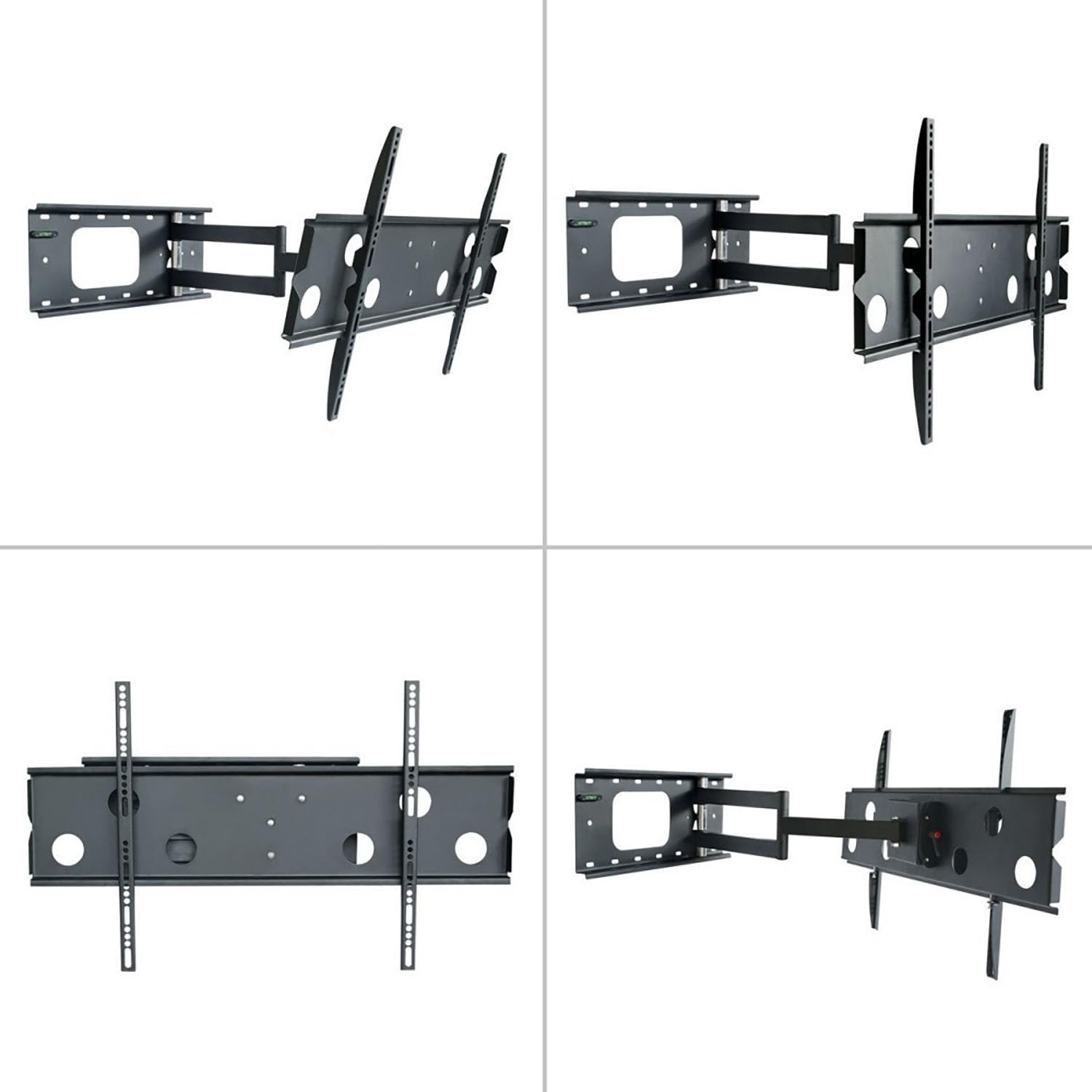 NEG Profi Universal TV-Wandhalterung Extender 7515, Schwarz | Schwenk-, neig- und ausziehbar, Full Motion, Bis max. VESA 600x400, Bis 80kg