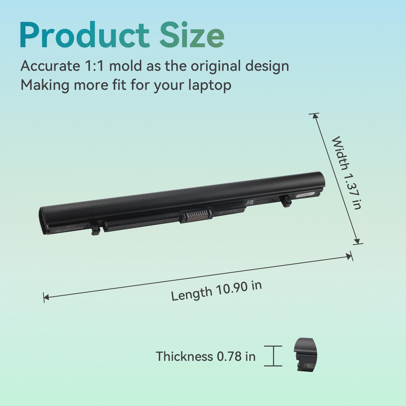 PA5212U-1BRS Batería para Toshiba Satellite Pro Portege A30-C A30-D-10E A40-C A40-D A50-C A50-D A50-E R40-C R50-B R50-C R50-D Tecra Z50-C Z50-D Z50-E A40-C A40-D C40-C C40-D C50-B C50-C C50-D C50-E