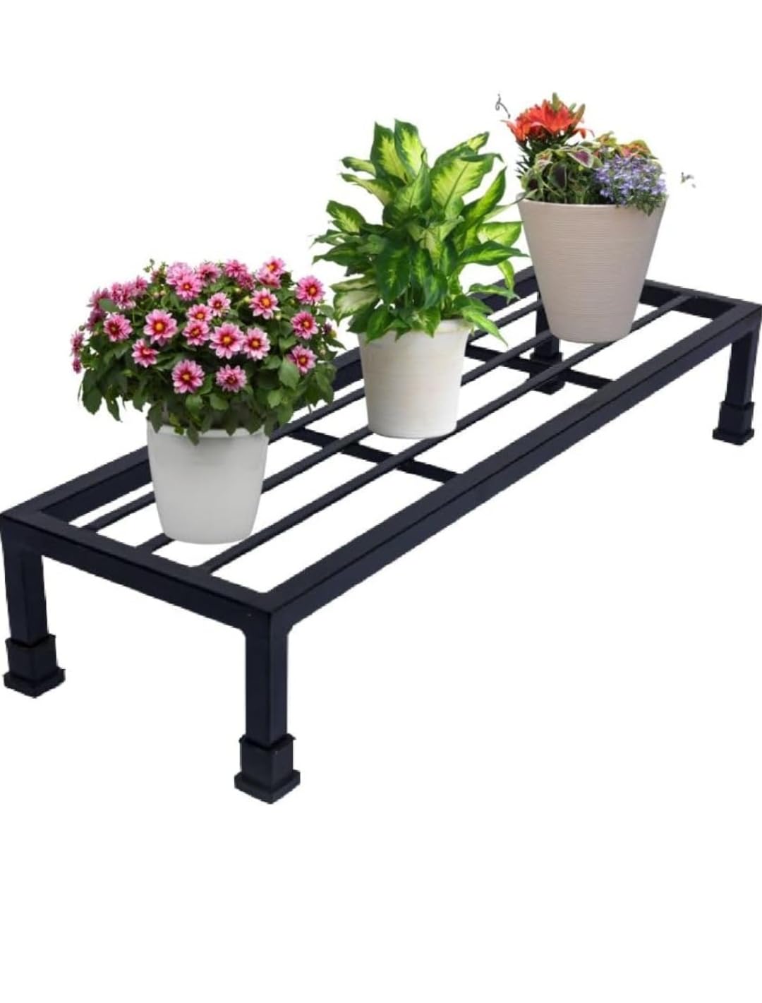 Neumark Iron Planter Pot Stand, Black, 9x24 inch, 1 Piece (B07YX9M95F) Amazon Price History, Amazon Price Tracker