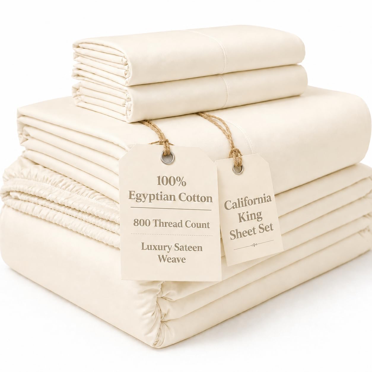 Queen Bed Sheets - Sepia Rose Egyptian Cotton -18