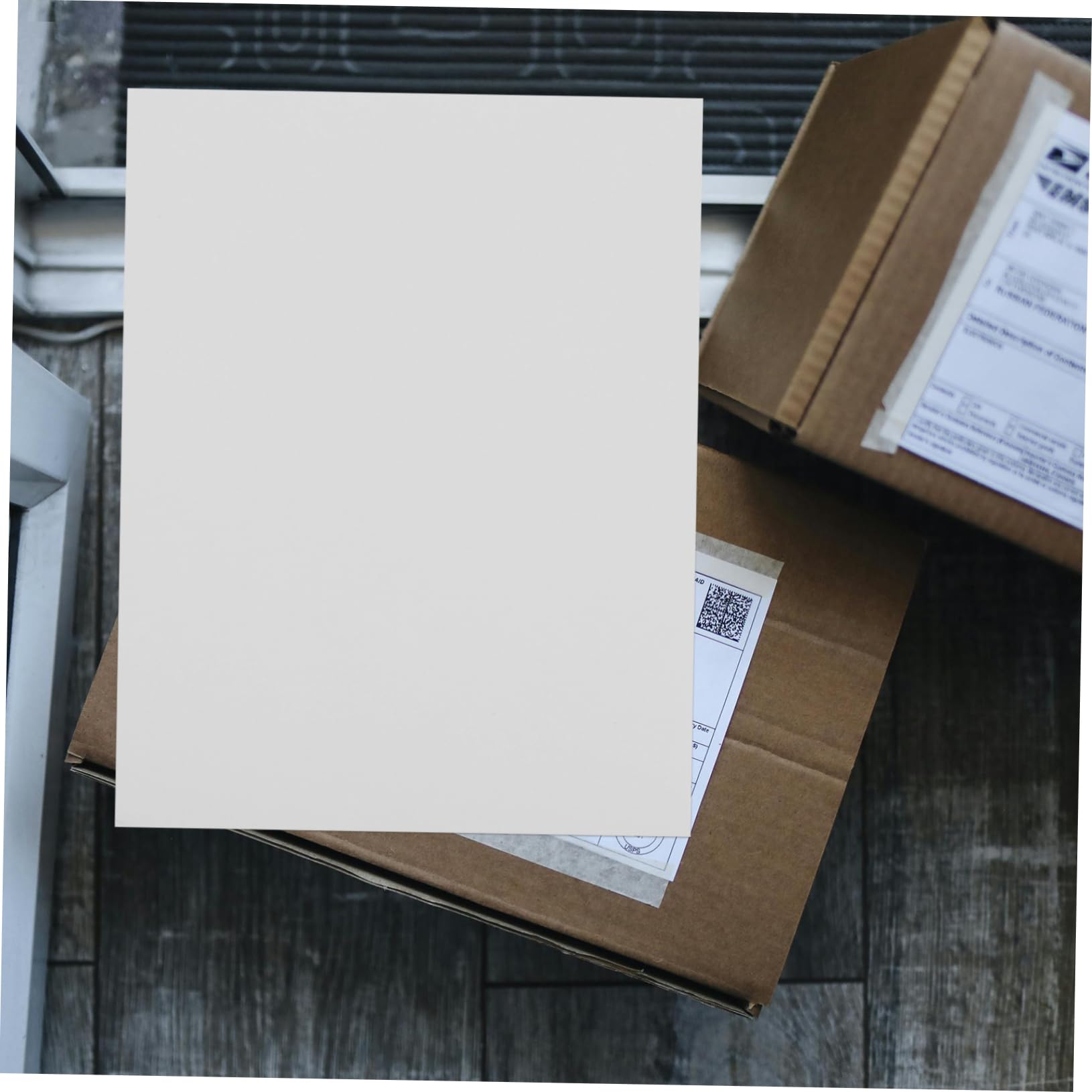 Papier D’étiquette Mat A4 Autocollant 100 Feuilles Blanc pour Imprimante