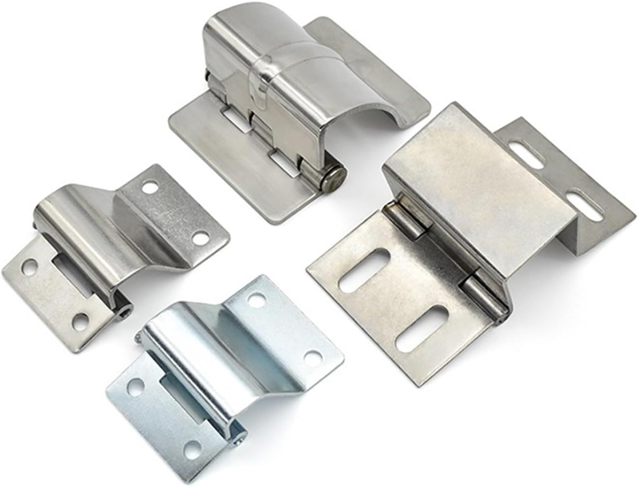 Stainless Steel and Carbon Steel Accordion Door Hinge Toolbox Hinges Tin Box 1Pcs(XK443-2-304)