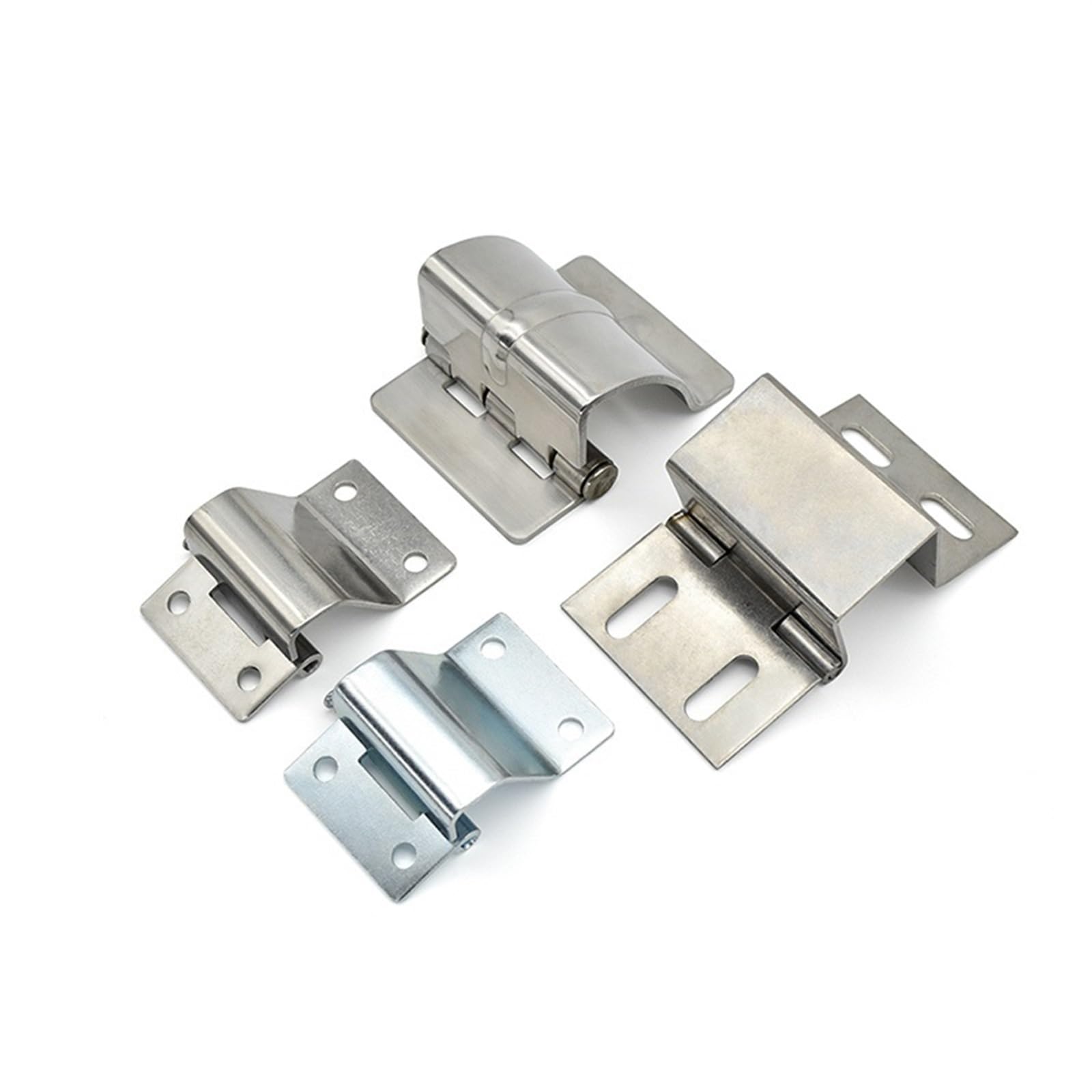 Charnière porte accordéon inox acier carbone XK443-2-304 pour boîte fer blanc et quincaillerie