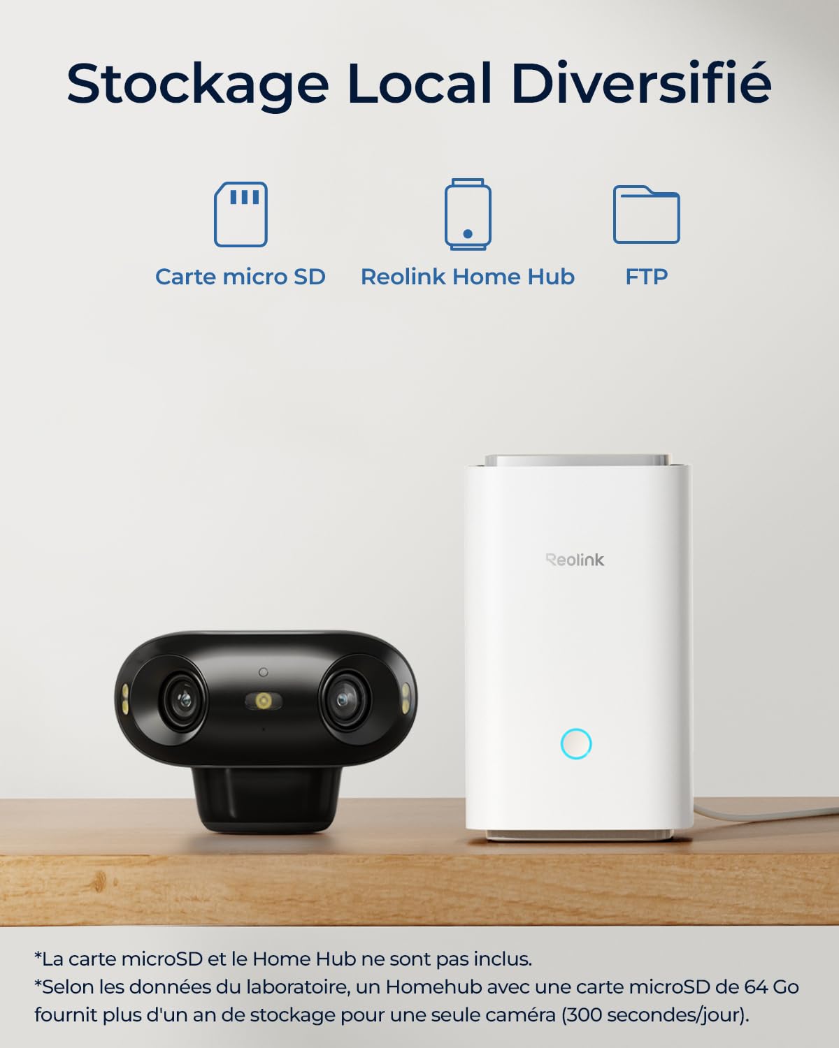 Reolink 180° 4K Camera Solaire Exterieur WiFi sans Fil avec Vision Nocturne ColorX et Assemblage d'Images Double, Wi-FI 2.4/5 Ghz, Détection Personne/Véhicule/Animal, Argus 4 Pro+Panneau Solaire Noir