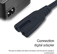 Vista 3 de BestCH Cable de alimentación AC Plug para iLIVE Modelo IJ308 IJ308W IJ318 IJ318B CD CD+G iPod Dock Karaoke Party Machine Player System Venturer