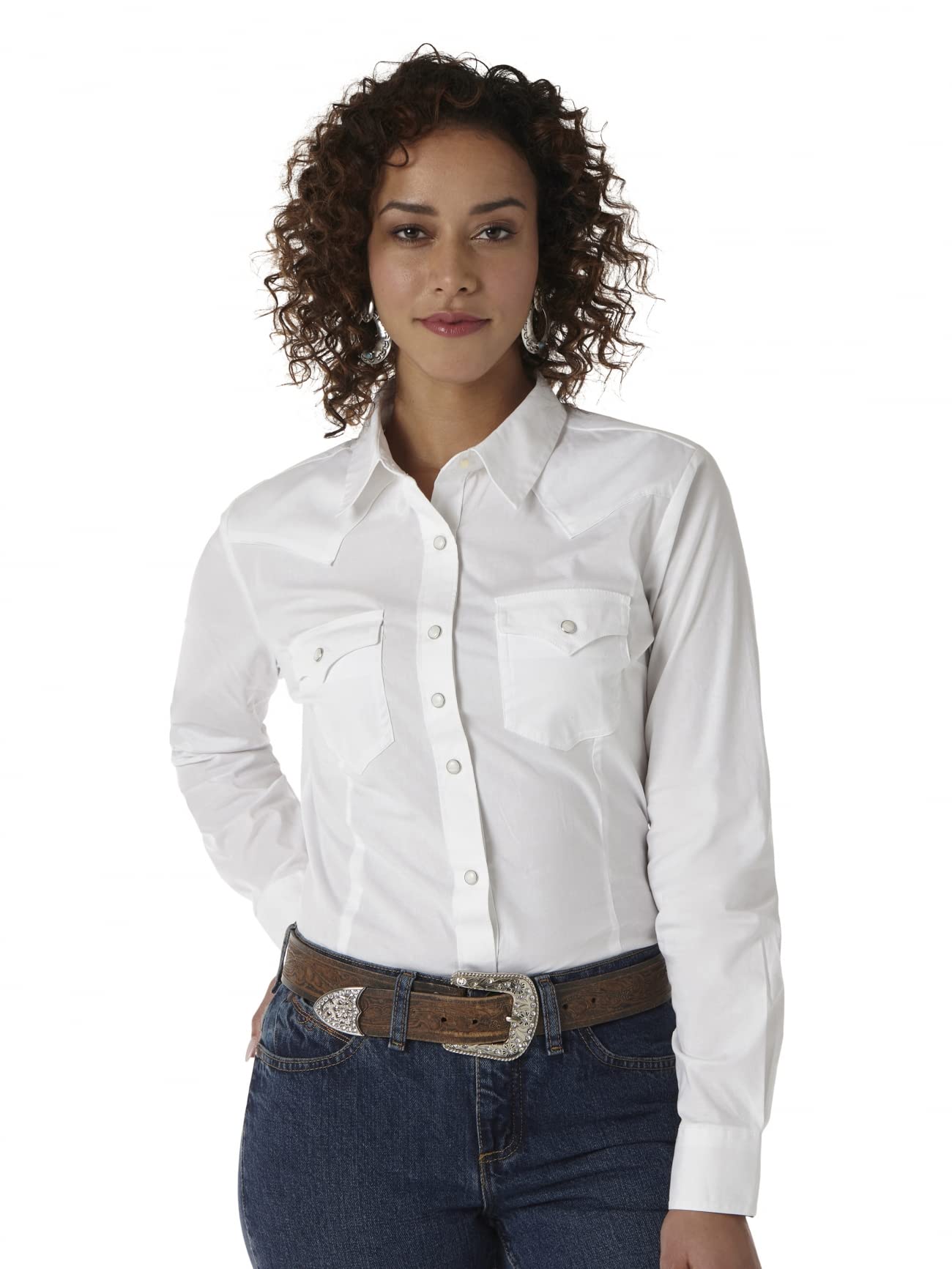 Wrangler Women's Western Two Pocket Snap Shirt