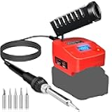 Cordless Soldering Iron Station Tool for Craftsman V20 20V Battery,PortableElectric Fast Heating Up Soldering Iron with USB&Type C for Craftsman 20V for DIY,Appliance Repair,Wire Welding(NO Battery)