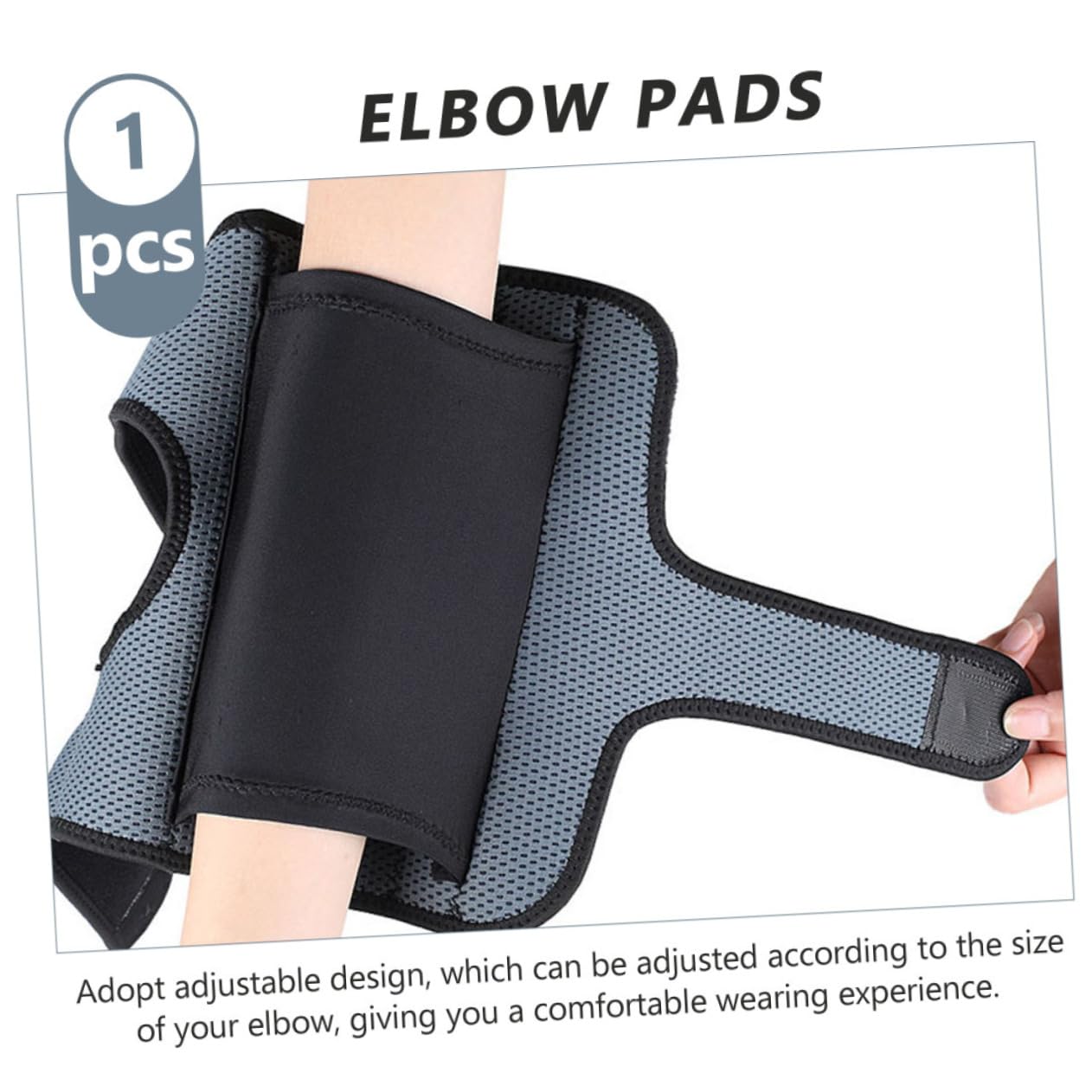 KICHOUSE 1Pc Outdoor Elbow Pads Comfortable Protective Gear for Sports Durable Elbow Protector with for Injury Prevention and Scratch Resistance