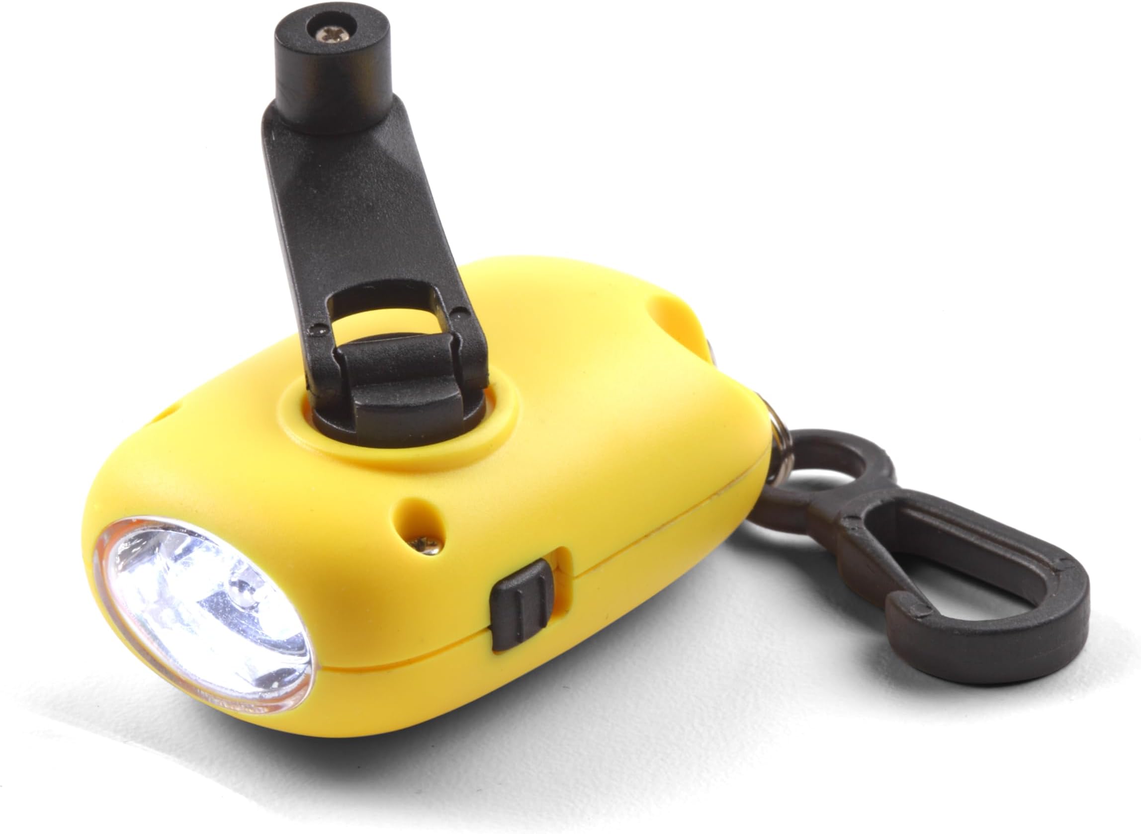 Dynamo Flashlight - Rechargeable Handheld LED Light for Emergency, Camping, and Survival - Compact and Lightweight Crank Flashlight for Reliable Portable Illumination