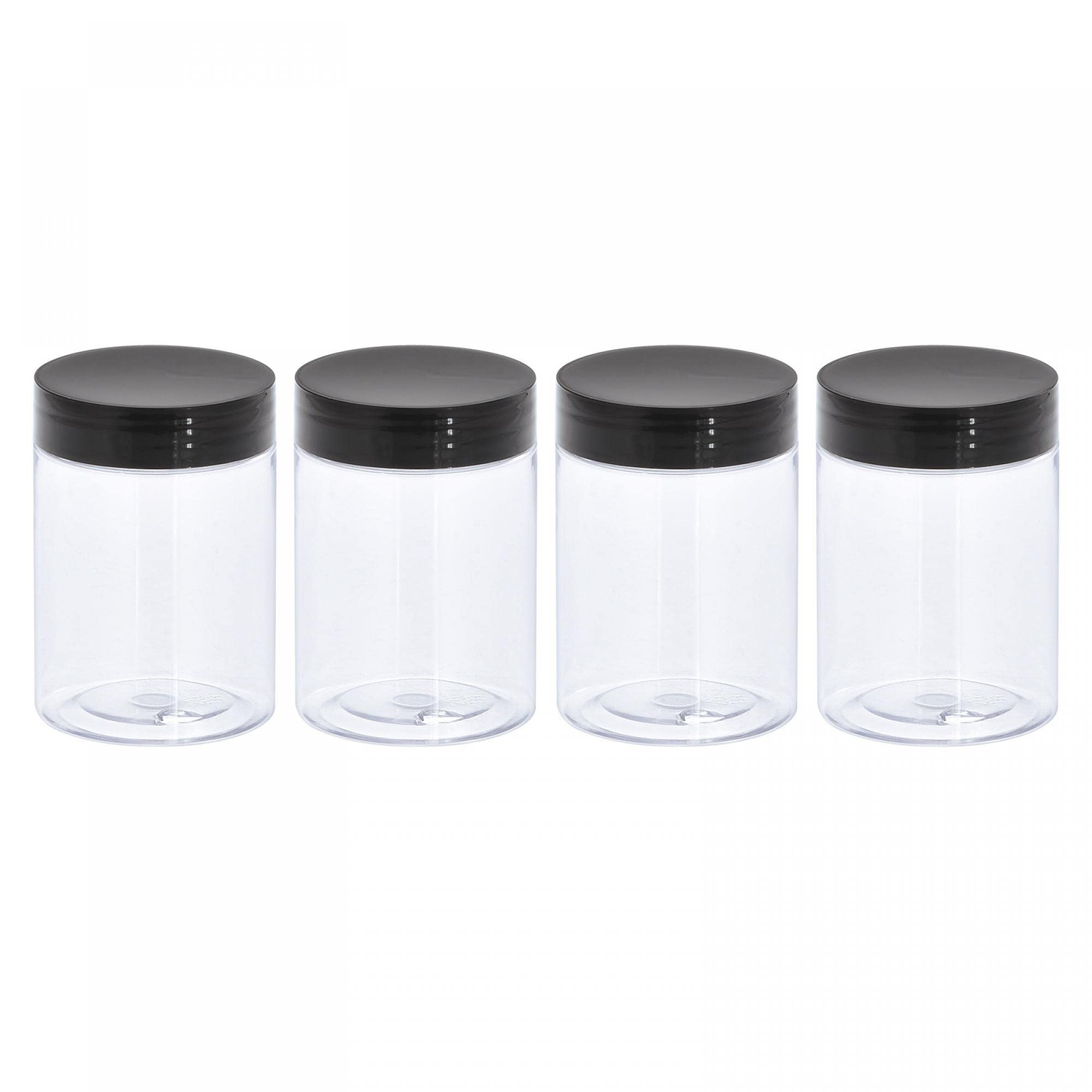 Bocal rond en plastique anti-fuite 100 ml pour ranger les vis et clous cassants