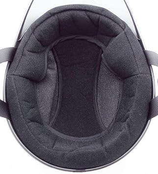 TNK Industrial Speed Pit FR-31J Half Helmet, Half Matte Black, Free Size, 22.8 - 23.2 inches 58 - 59 cm 51367