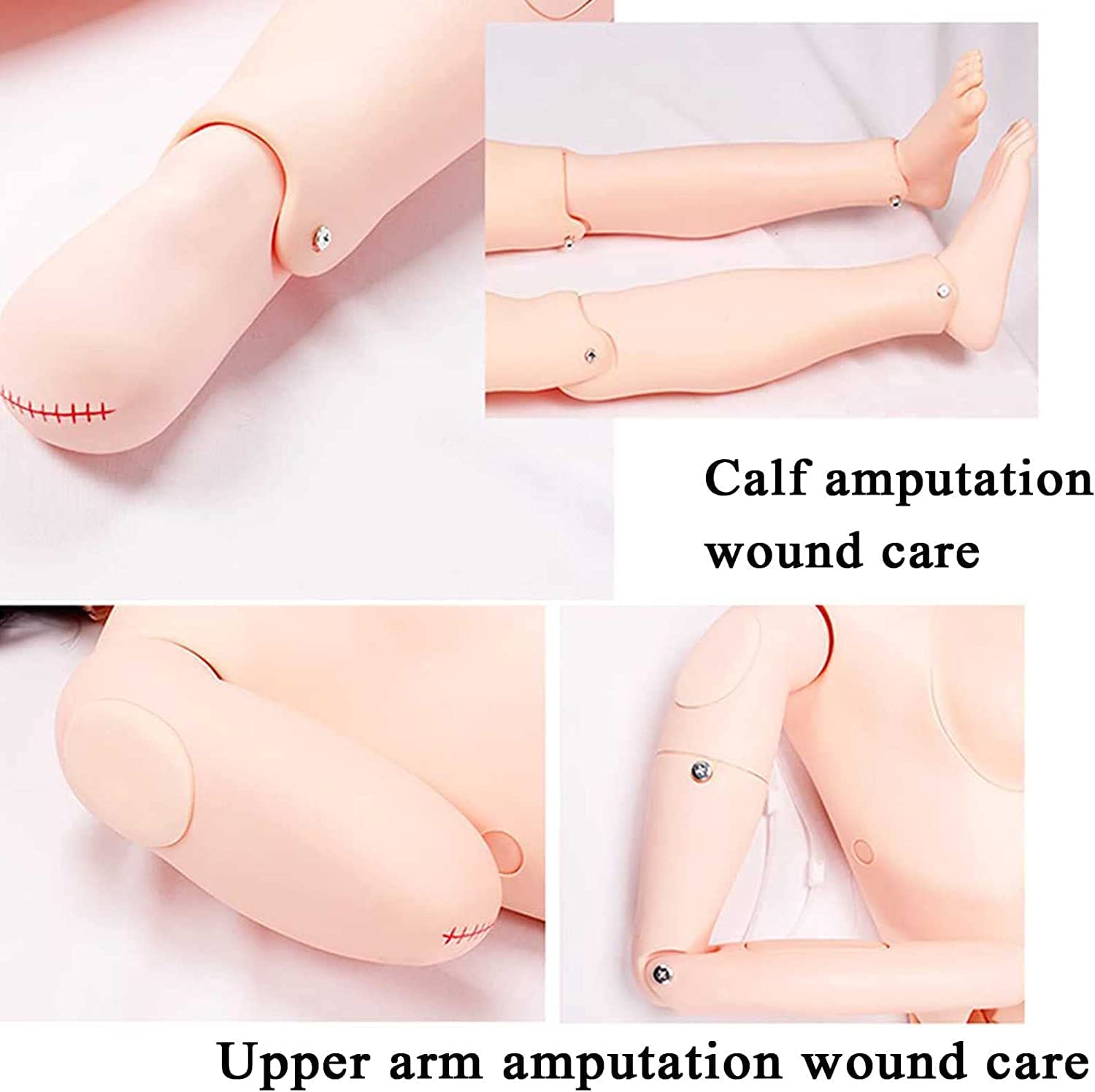 170 Cm Pflegepuppe Männliche Multifungionales Manikin Für Krankenpflegeausbildung Unterricht Und Bildung Medizinischer Versorgung Patientenversorgung Simulator Ältere Menschen Human Body Model