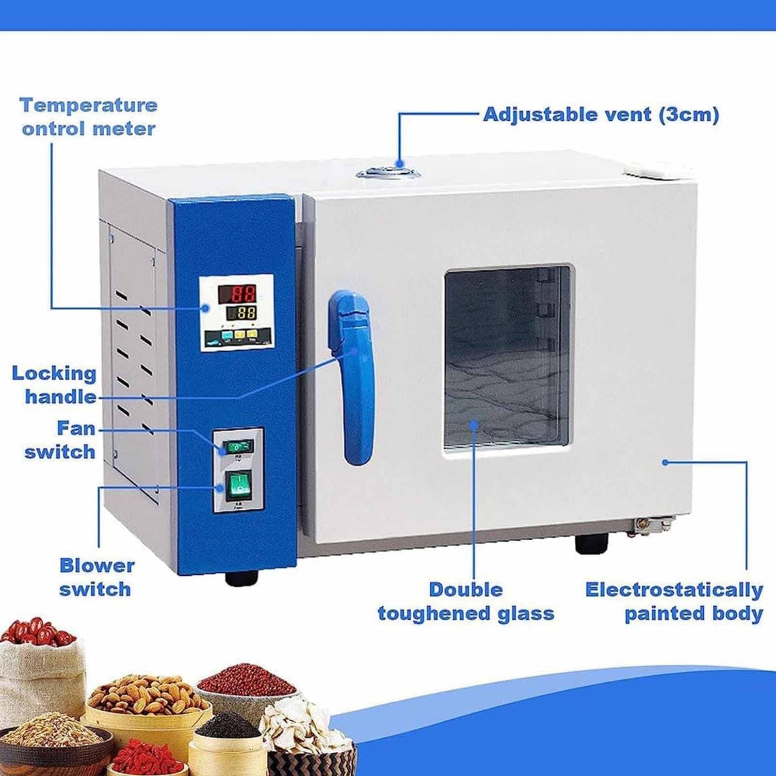 Horno de secado de laboratorio: convección inteligente de aire forzado para un calentamiento e incubación precisos