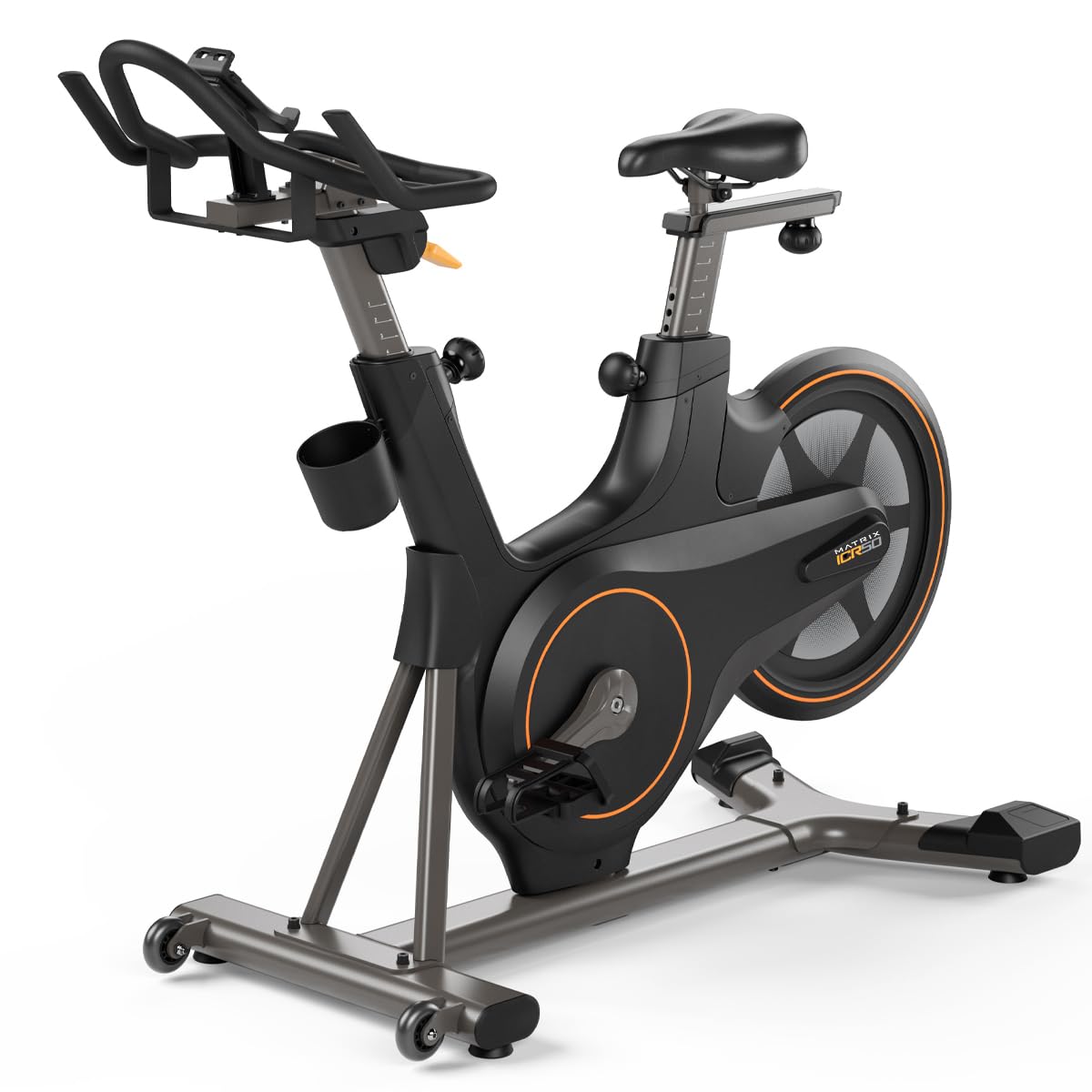 Bici da Spinning Matrix Fitness ICR50 Limited Edition – Cyclette Magnetica 11 Livelli,Bluetooth FTMS, Volano Posteriore in Alluminio, Pedali SPD, Ideale per Casa e Appartamento