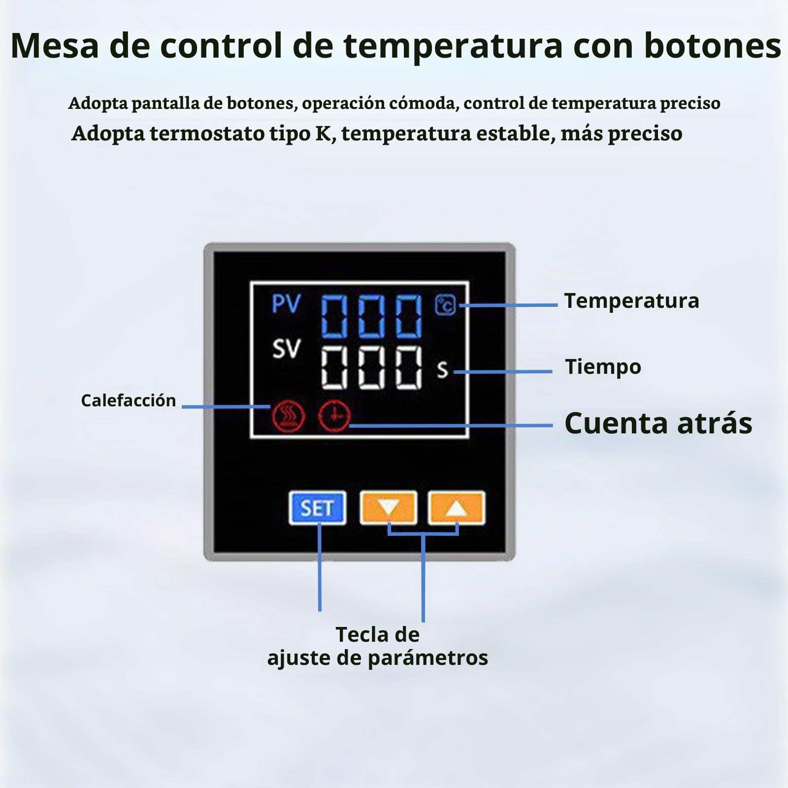 5T Prensa De Calor Hidráulica Manual, Máquina de extracción de colofonia de doble placa calefactora 6x12cm EU, Control De Temperatura Digital (0-250 °C), Para Hogar Y Comercial
