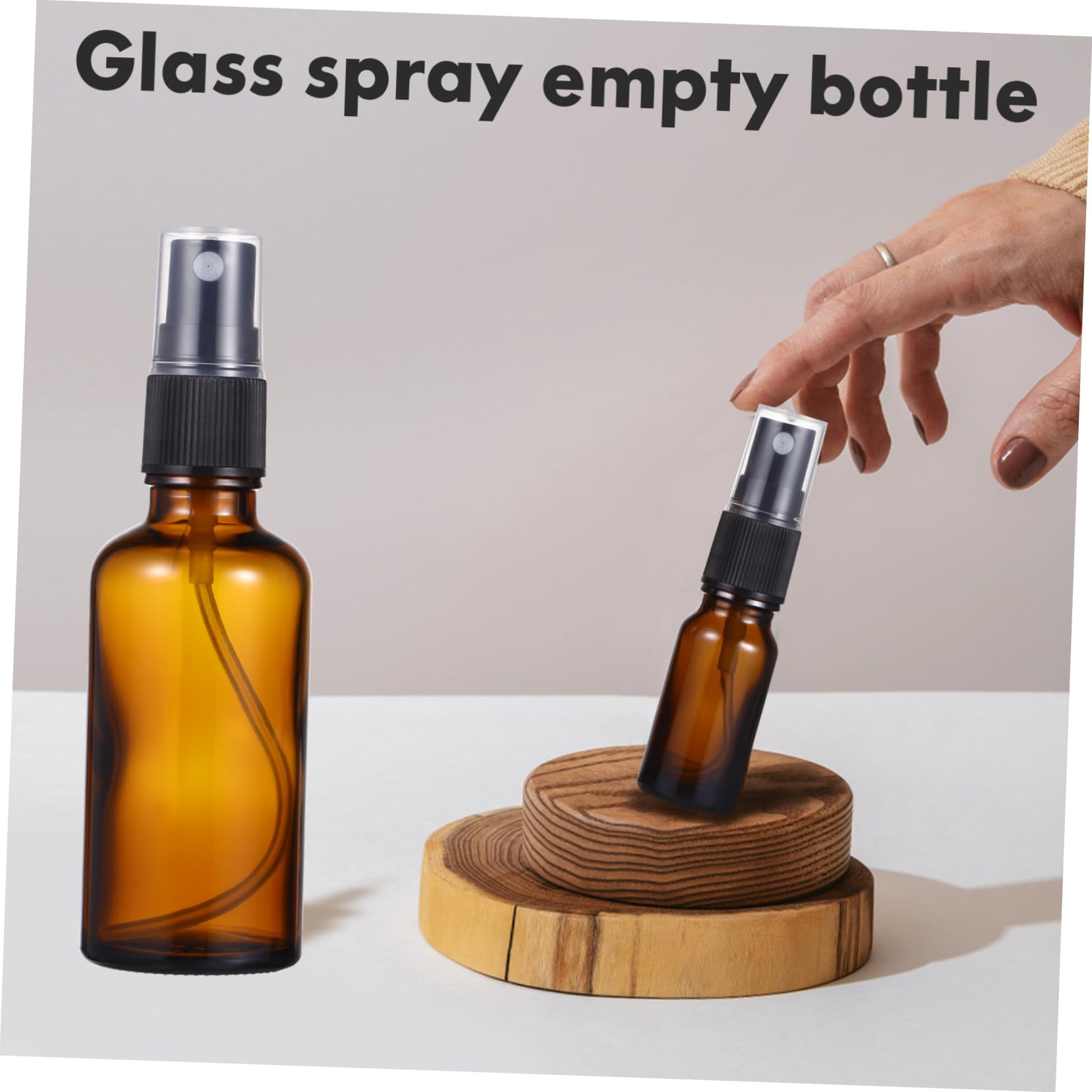 Gatuida 10pezzi Spray in Vetro Vuoti Riutilizzabili e Ricaricabili Spray Per Essenziali e Cosmetici Viaggio