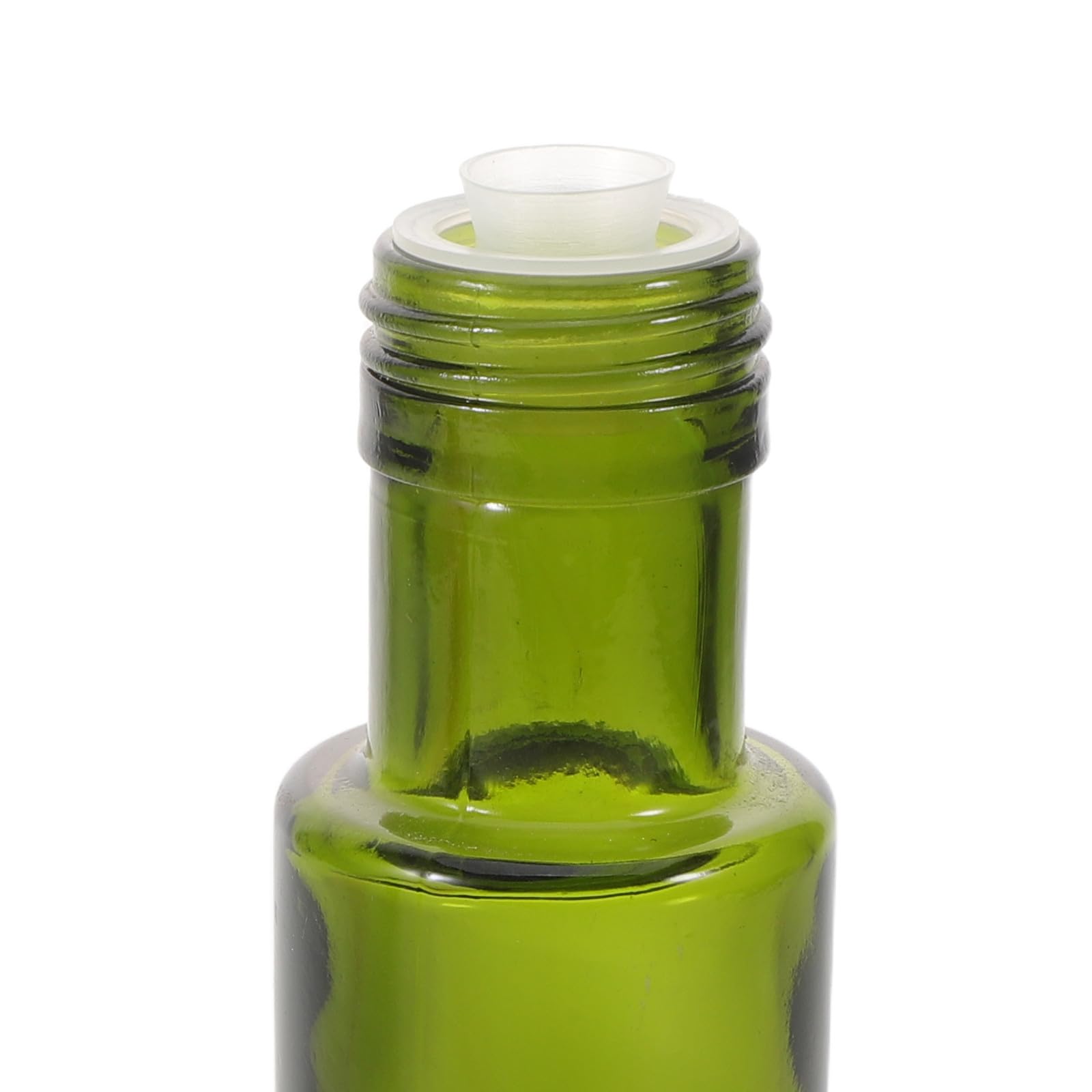 10 Glas Olivenölflaschen mit Deckel, 100ml, Rund, Wiederbefüllbar | Speiseöl, Essig und Dressings, mit Ausgießer, Luftdicht Verschließbar, Portable Lösung