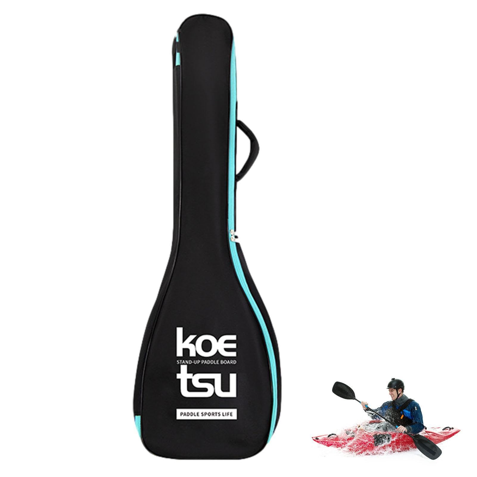 Kajak-Paddeltasche, langlebige Kajak-Paddeltaschen, verstellbarer Schultergurt und Tragegriff, mehrfache Karbonfaser-Paddelhülle für 1-2 Paddel.
