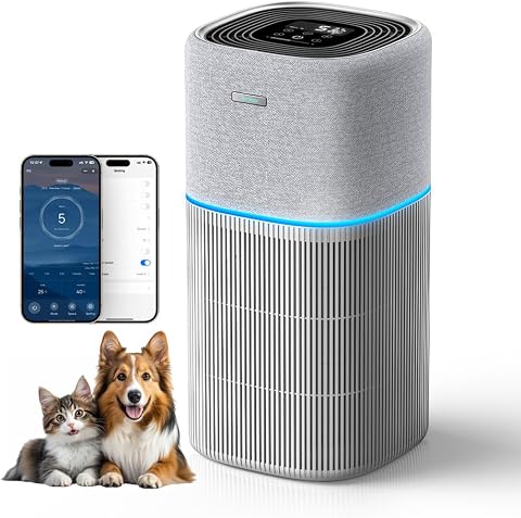 Redkey P3 Purificatore d'Aria, Purificatore per Allergie e Animali per Ambienti fino a 100 m² | CADR 1000 m³/h...