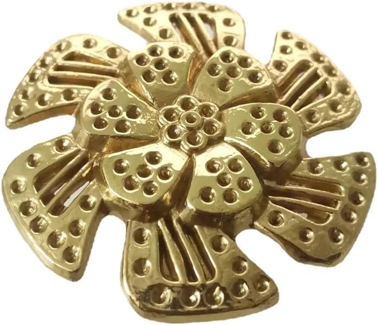 Brass Handle Flower Shape/Creative Furniture Handles for Cabinets and Drawers Dresser Door Knobs Pull Furniture Hardware