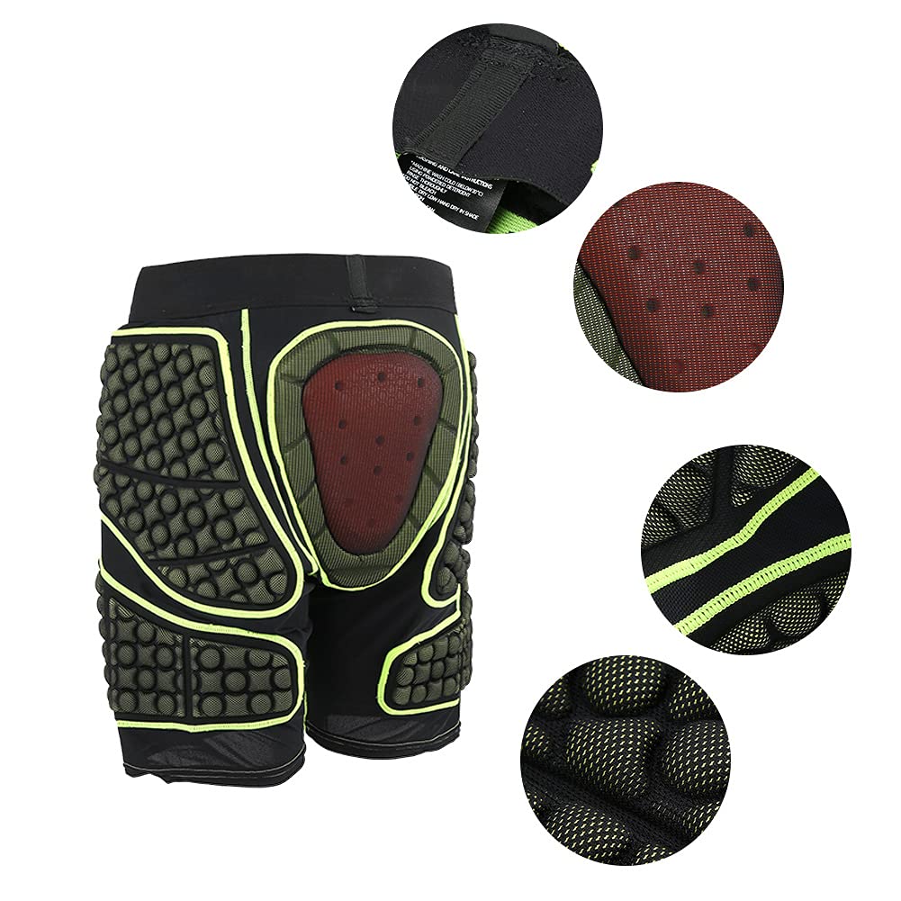 PROPRO Pantalones Unisex Transpirables Anti caída con Almohadilla para la Cadera Goma elástica Diseño Celular EVA Flexión Flexible de 360 ​​​​Grados para esquí Patinaje sob