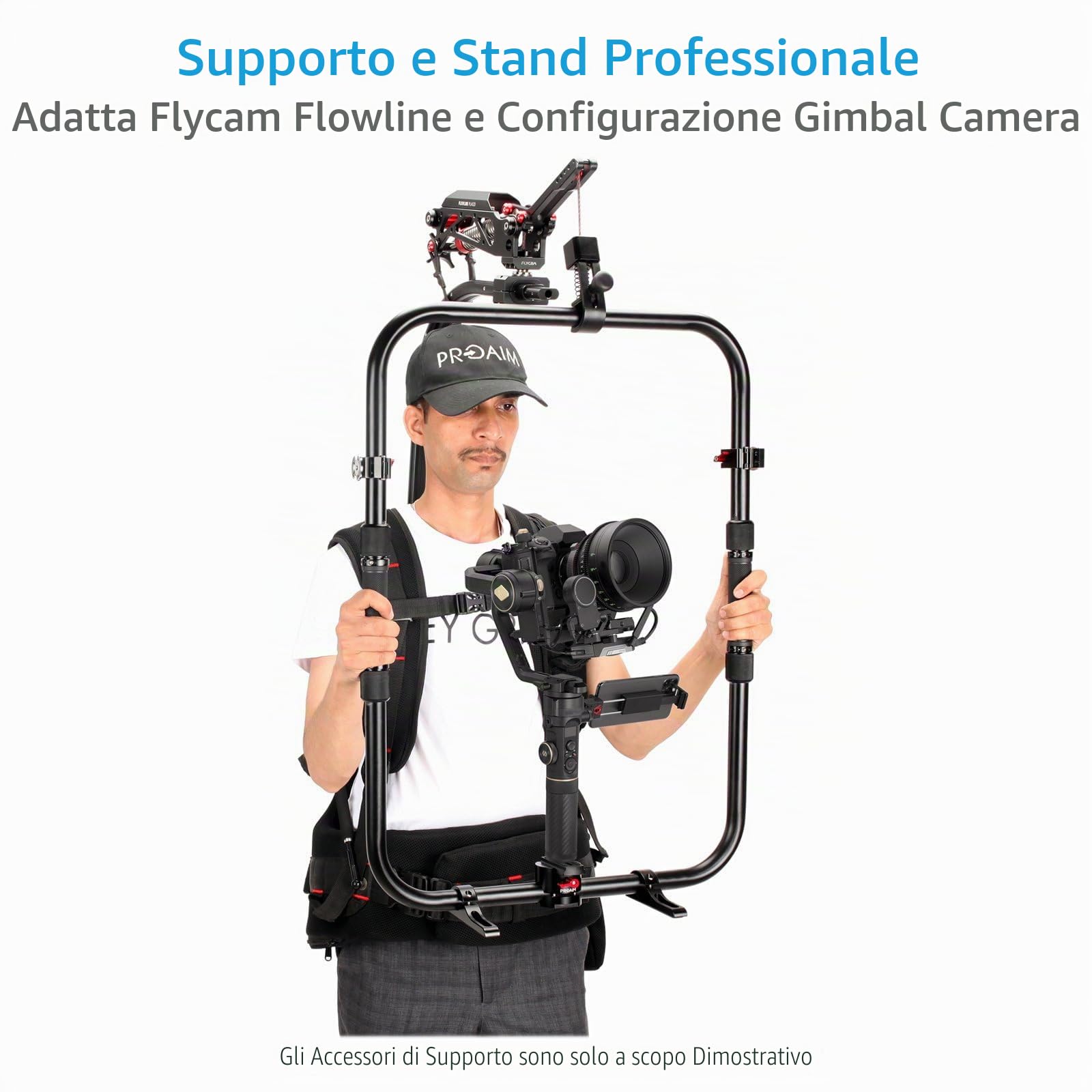 PROAIM Star Ring a Mano per Stabilizzatori Gimbal 3 Assi, 15kg/33lb