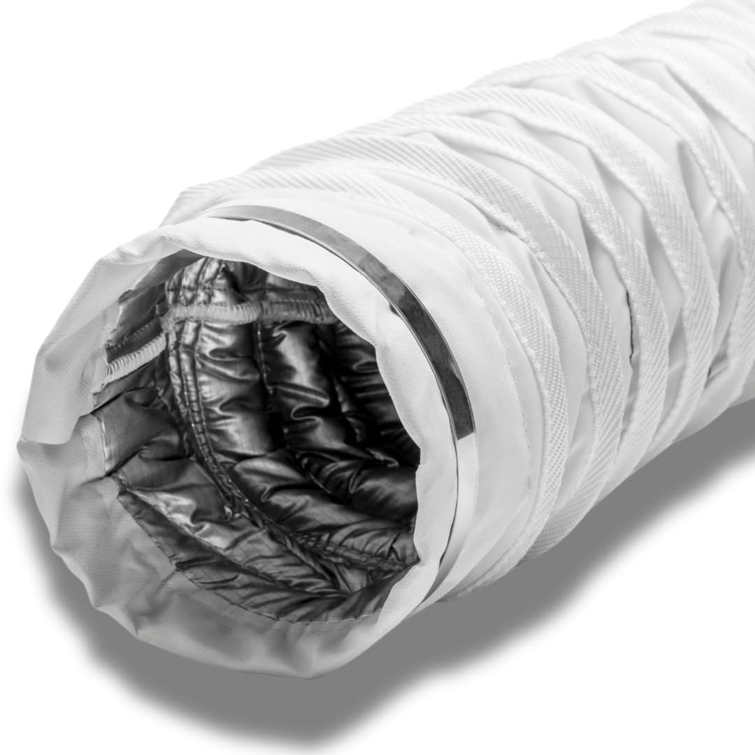 Climia - Tubo di scarico dell'aria condizionata isolato, 1800 mm extra lungo, tubo di ricambio per condizionatori mobili adatto per Climia CMK 2600 (tubo isolante senza adattatore)