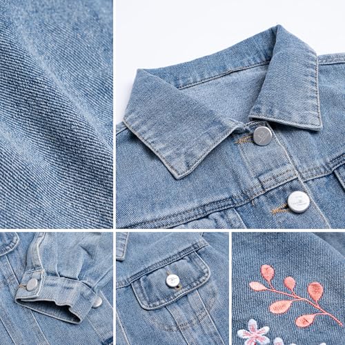 Personalized Kids Jean Jackets Girls Custom Denim Jacket Wedding Birthday Anniversary Party Coat4