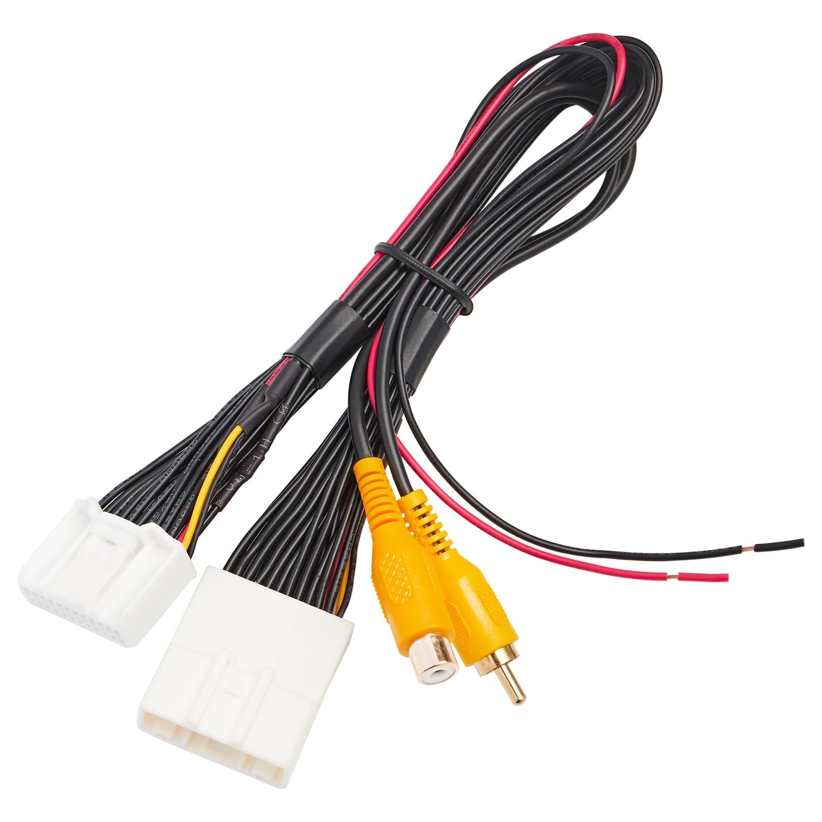 RED WOLF 24 PINS Backup Camera T-Harness for 2014-2019 Toyota 4Runner Tacoma ...