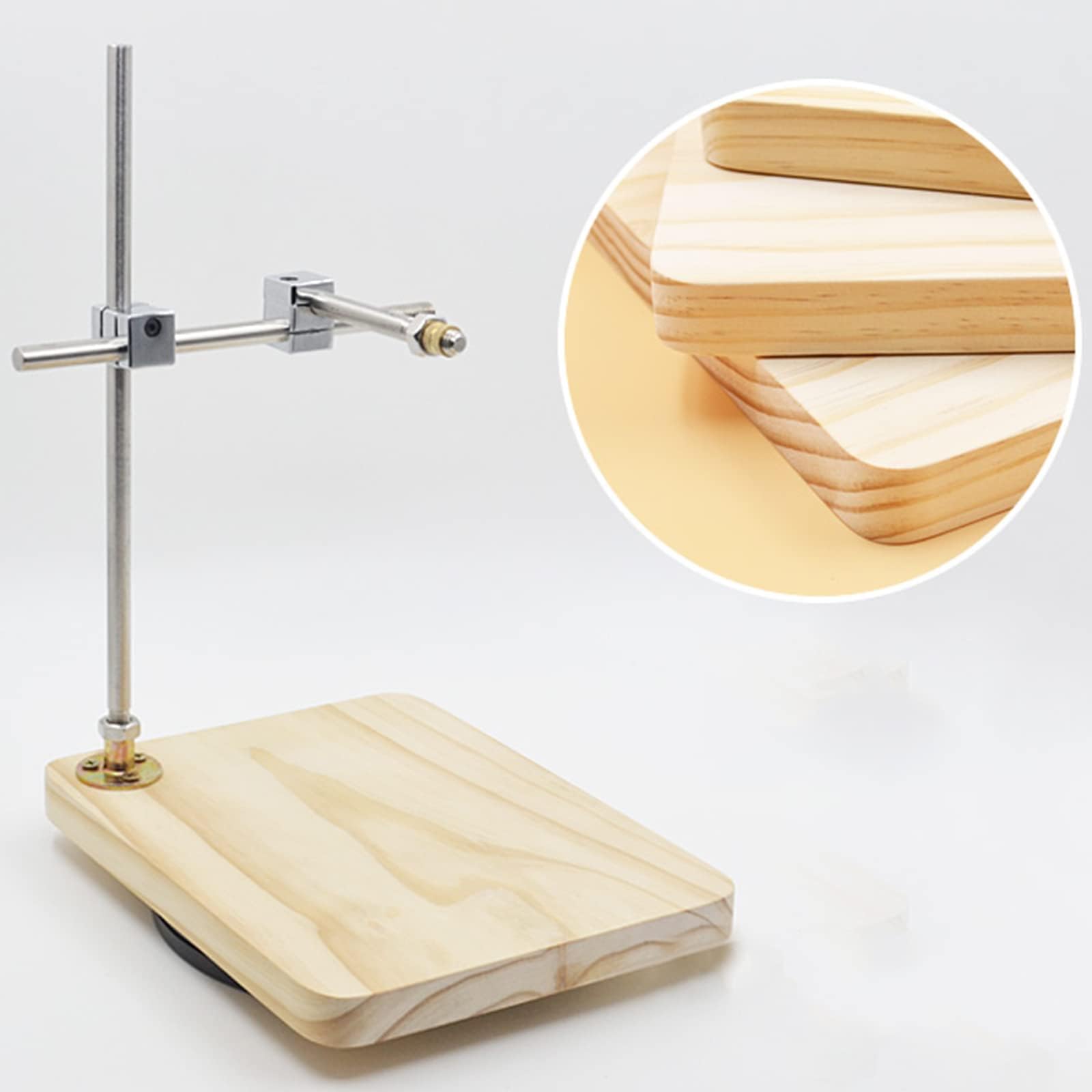 Lekki Wspornik Rur Gliniastych, Rusztowanie Rzeźby Metalowej DIY, Rusztowanie Rzeźbiarskie Z Drewnianą Podstawą, Regulowany Stojak Na Modele Gliny Do Rzeźbionego Posągu Modelowanie Rzemieślnicze
