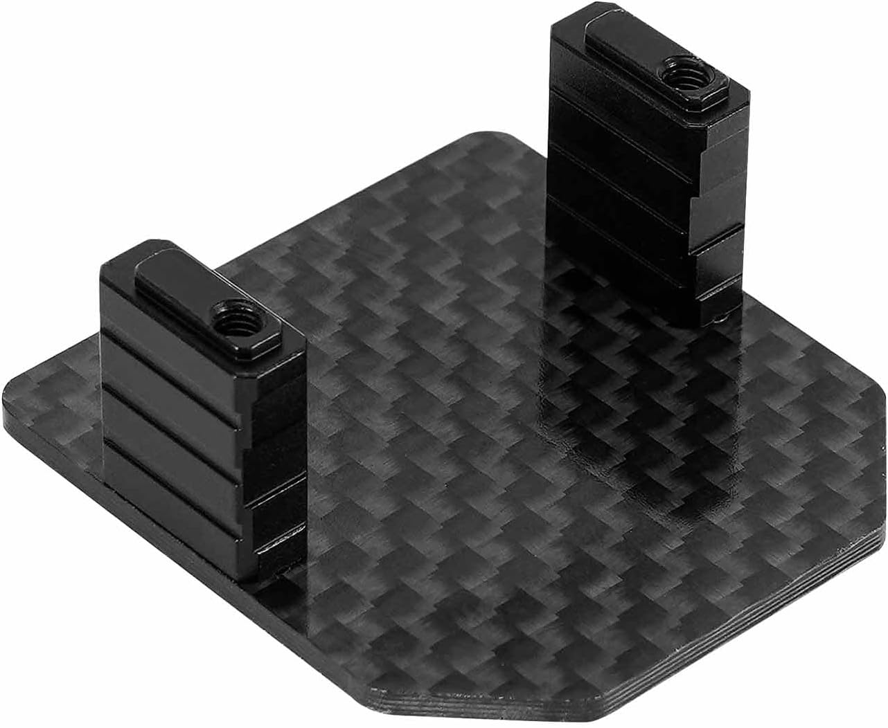 INJORA Carbon Fiber & Aluminum Servo Mount Replacement for 1/16 Arrma Mojave Grom 1/12 Losi Nascar