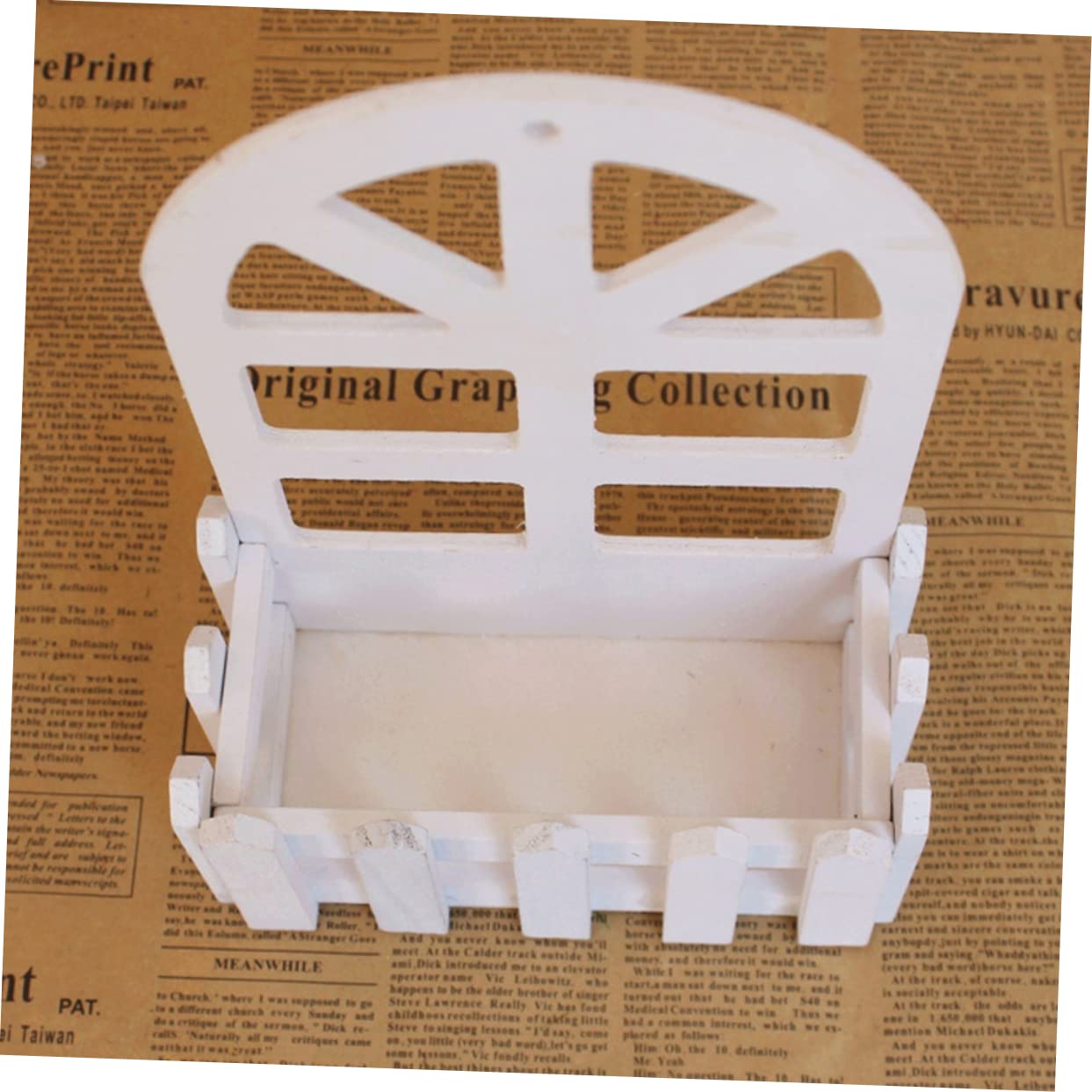 BESPORTBLE Flower Wall Panel Old Wooden Flower Basket Planter Garden Decor for Outside