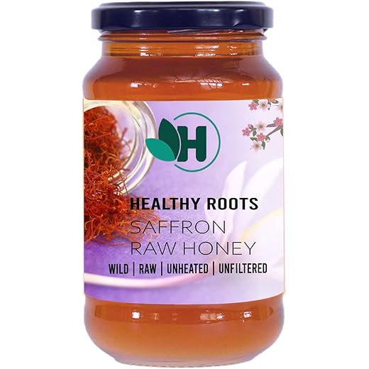 Saffron Honey 1Kg - Pure & Organic