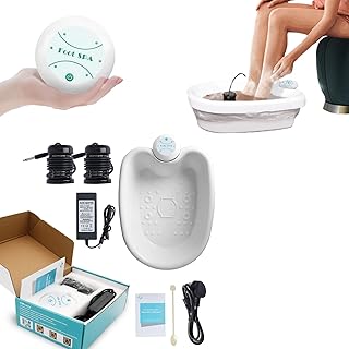 Healifeco Ionic Foot Spa - 2023 New Professional Ionic Detox Foot Bath Machine Foot Detox Spa System,Ionic Detox Foot Bath Machine with Professional Tub Basin