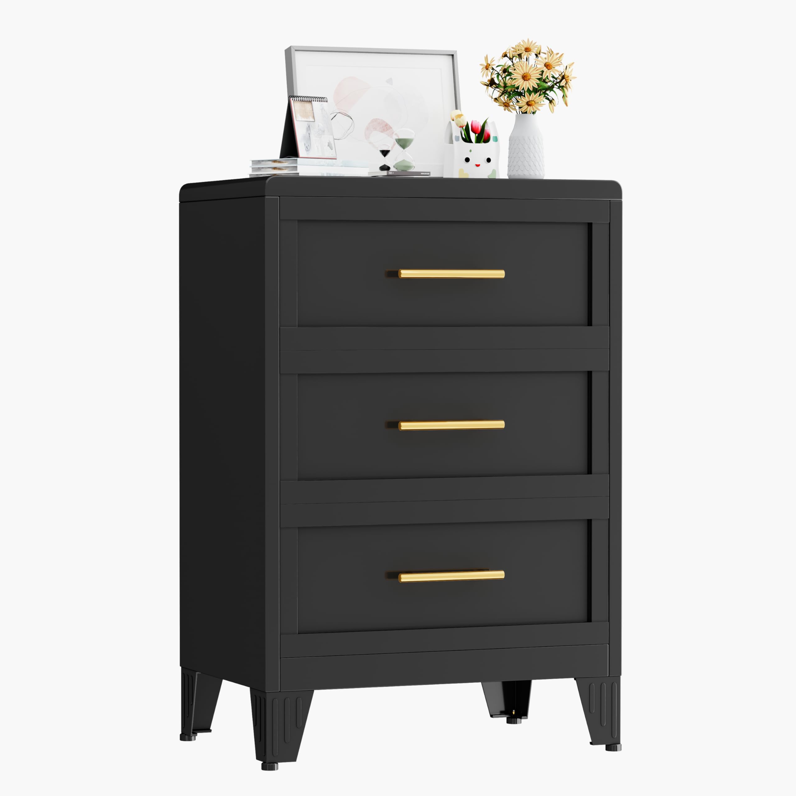 narrow dresser black Amazon.com: Ckzbx Metal Dresser for Bedroom Chest, 35.43
