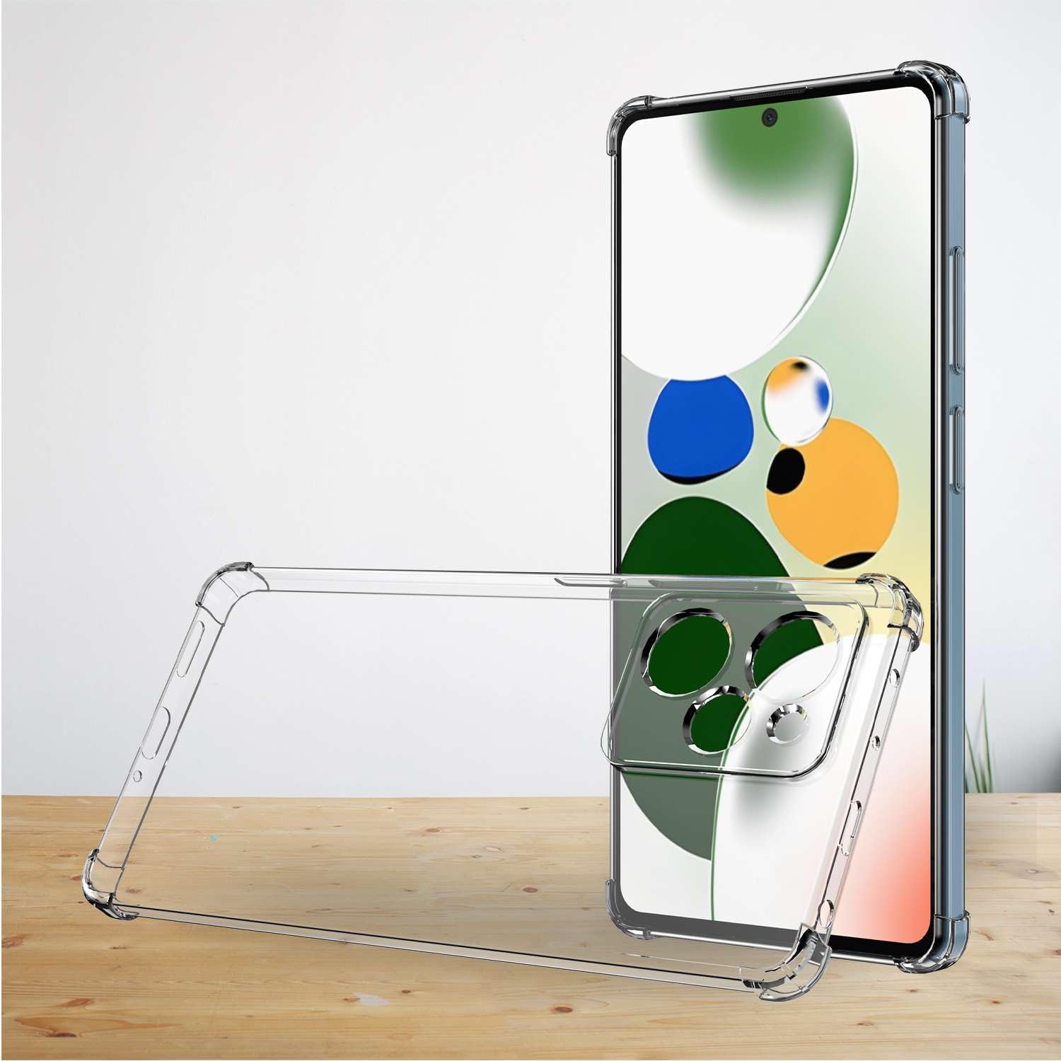 SEAHAI Cover per Xiaomi Poco X5 PRO 5G, Custodia Protettiva Ultra Sottile ed Elegante in Silicone TPU Flessibile, Glitter Placcatura Phnom Penh Design Cover Antiurto Case, Rosso