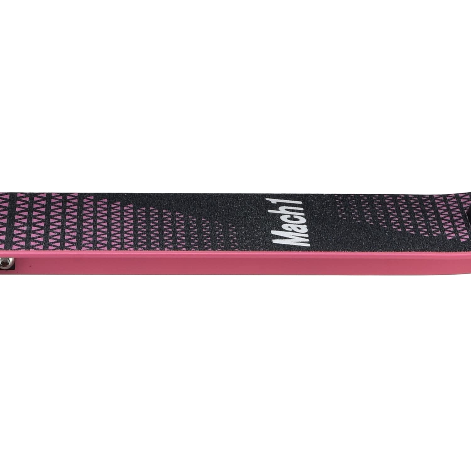 Mach1 Kick - Patinete de aluminio para ciudad, tamaño XXL, 200 mm, LED, ruedas para adultos y niños, plegable, color blanco y rosa