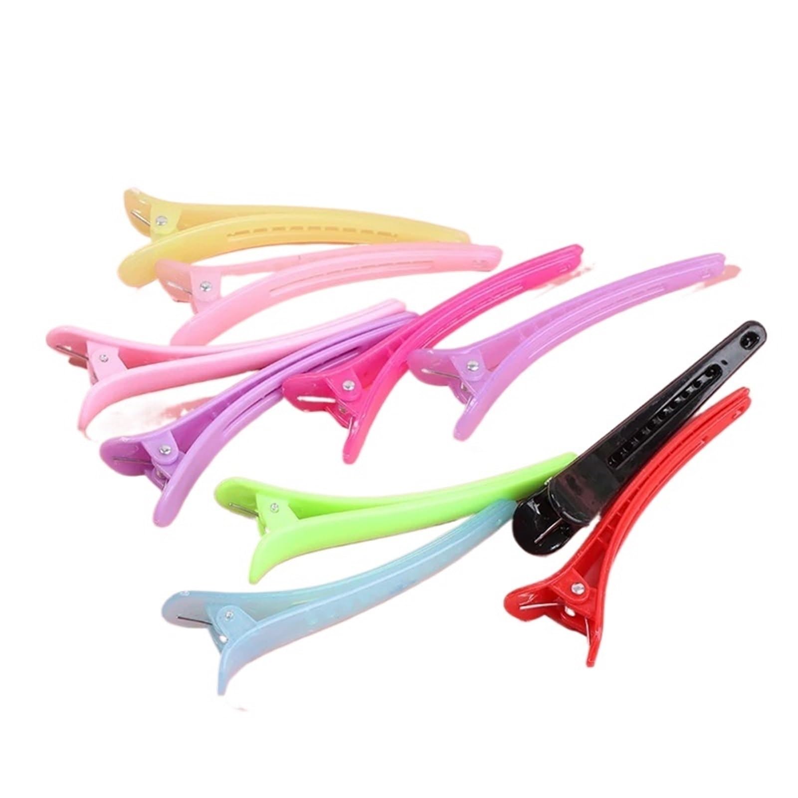 Becchi D'oca Per Capelli Clip for capelli di base da 10 pezzi for sezionare lo styling del salone(Color 2)