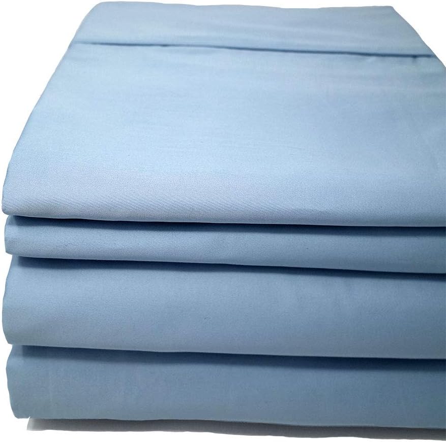 CinchFit Made in The USA 600TC Split Flex King Sheet Set No Tear