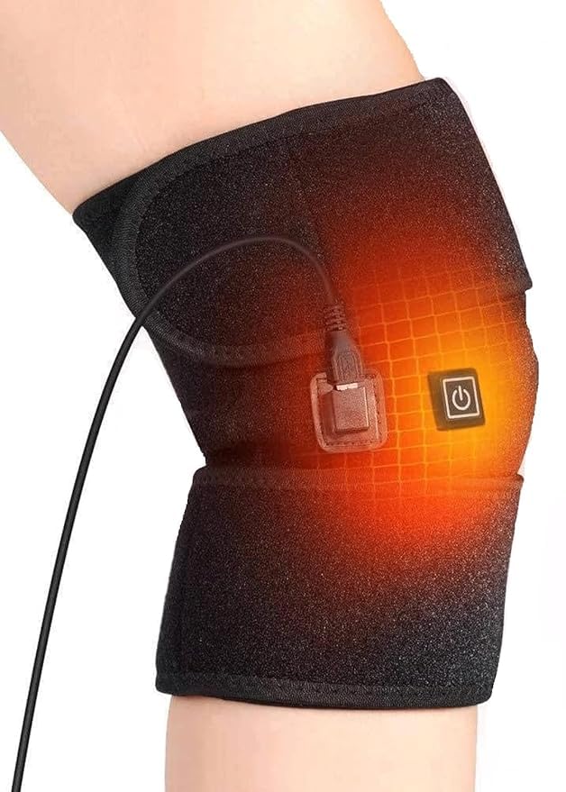 MATARAM Knee Heating Pad for Arthritis Pain Relief, Electric Heat Knee Support with 3 Temperature Control Thermal Therapy for Joint Soreness, Swelling, Cramps, Rheumatism (B0D9KBRW1M) Amazon Price History, Amazon Price Tracker
