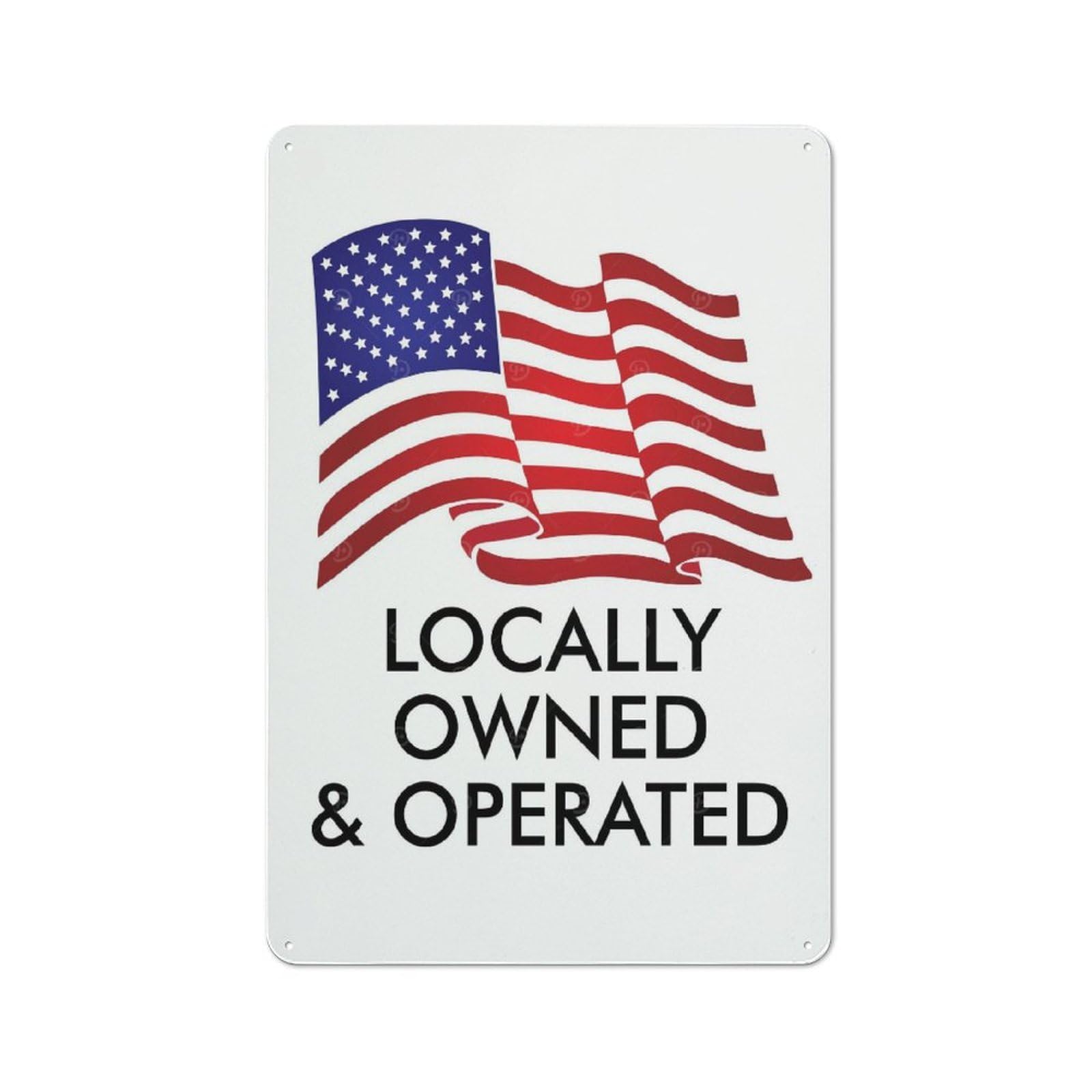 Junmoney Local Operator Usa Tin Sign 30X20cm For Café Or Home Bar, Retro Wall Decor, For Garage, Workshop And Man Cave Decoration
